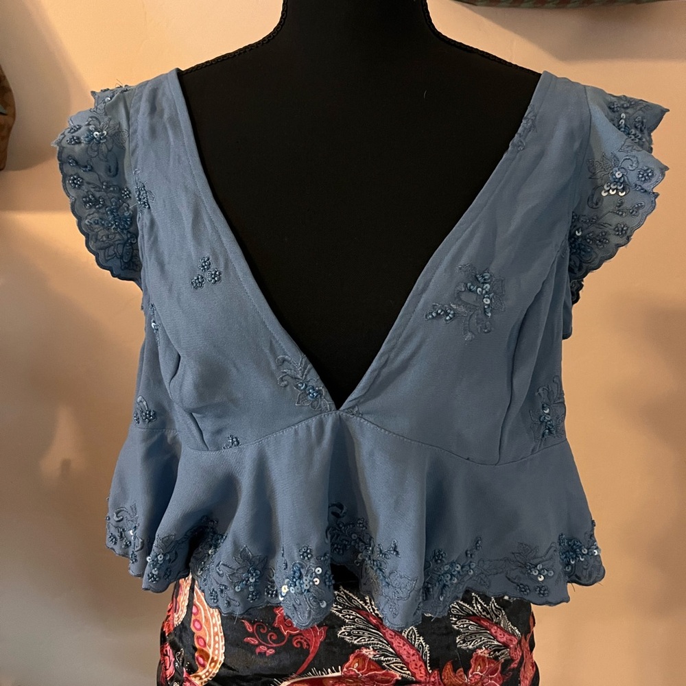 NWT Free People Crop Top, Sz. XL